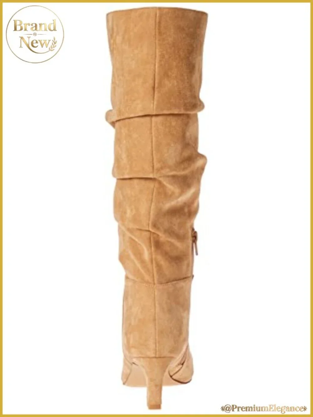 Suede Slouchy Knee-High Boot